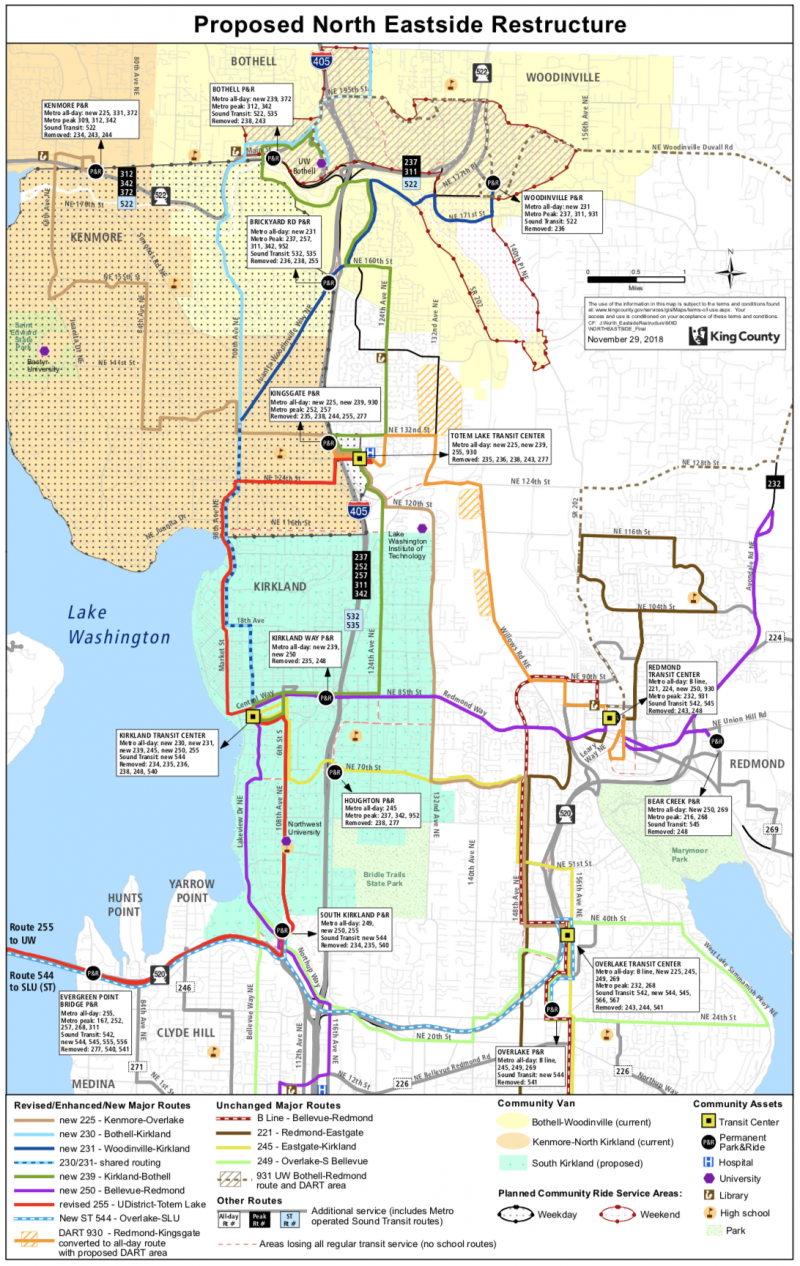 King County Council Approves North Eastside Bus Restructure - The Urbanist