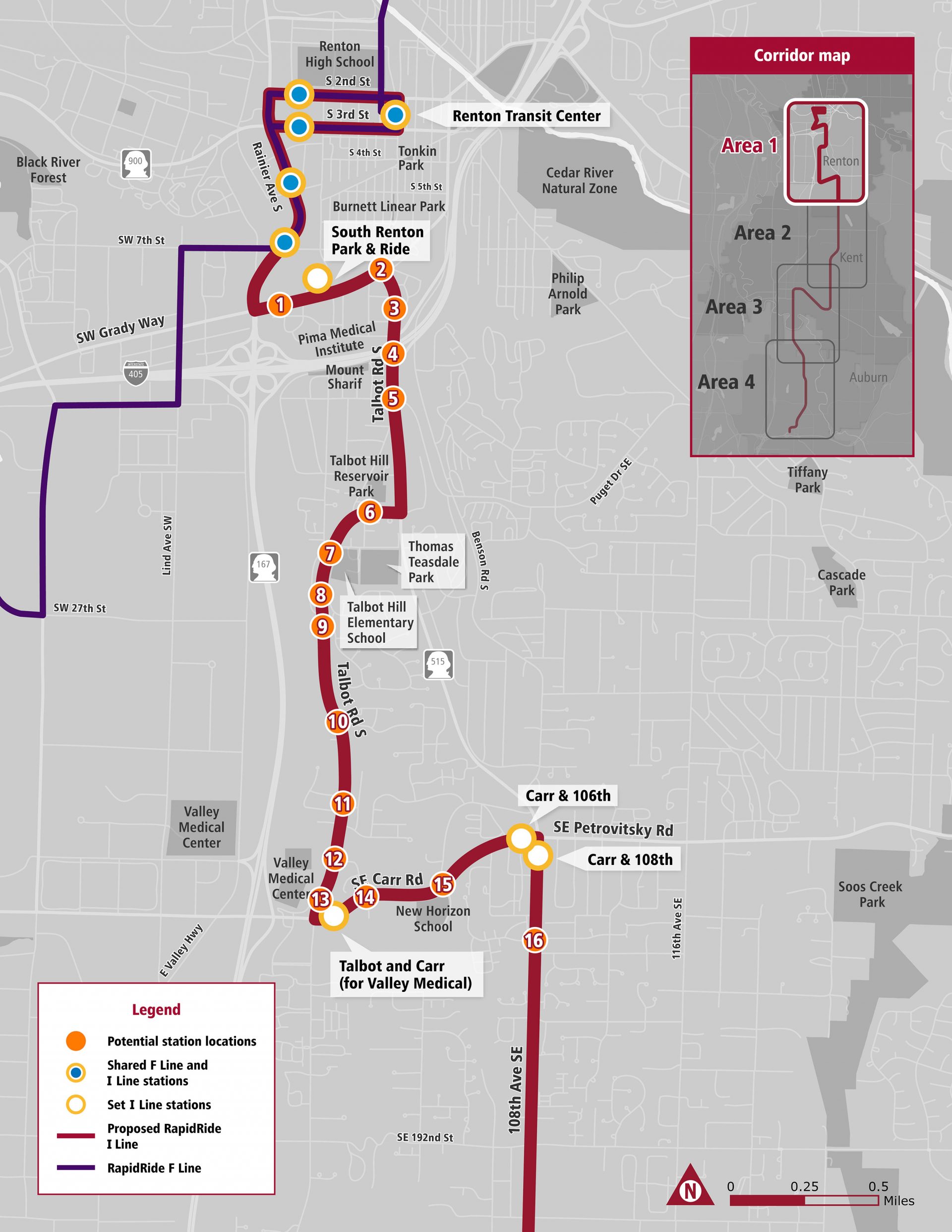 Metro Seeks Feedback on RapidRide I Line Proposal Linking Renton, Kent ...