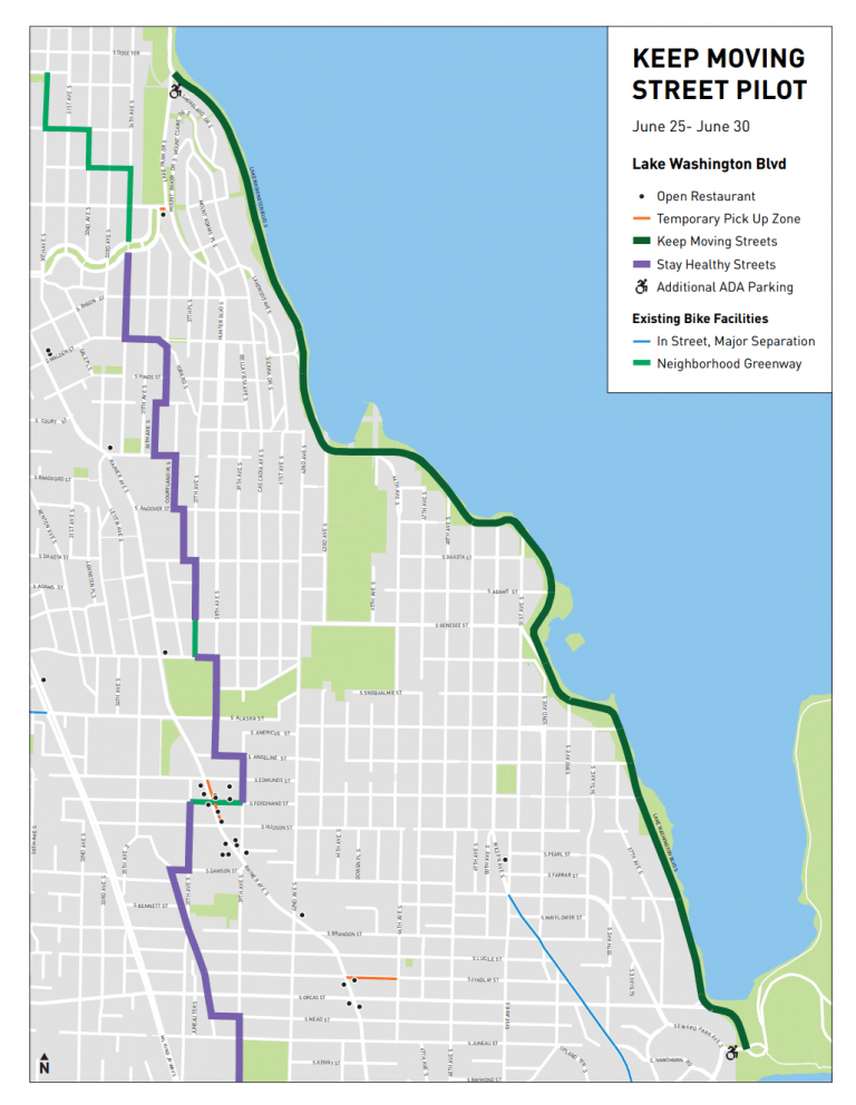 Lake Washington Boulevard Dedicated to Pedestrians and Cyclists through ...