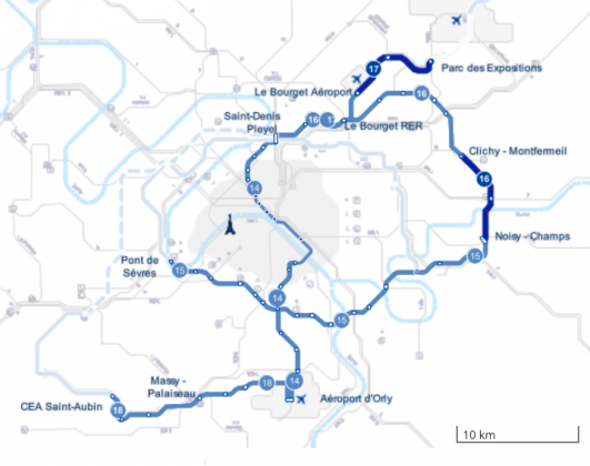 Map of the Grand Paris Express, Europe’s Largest Transit Expansion ...