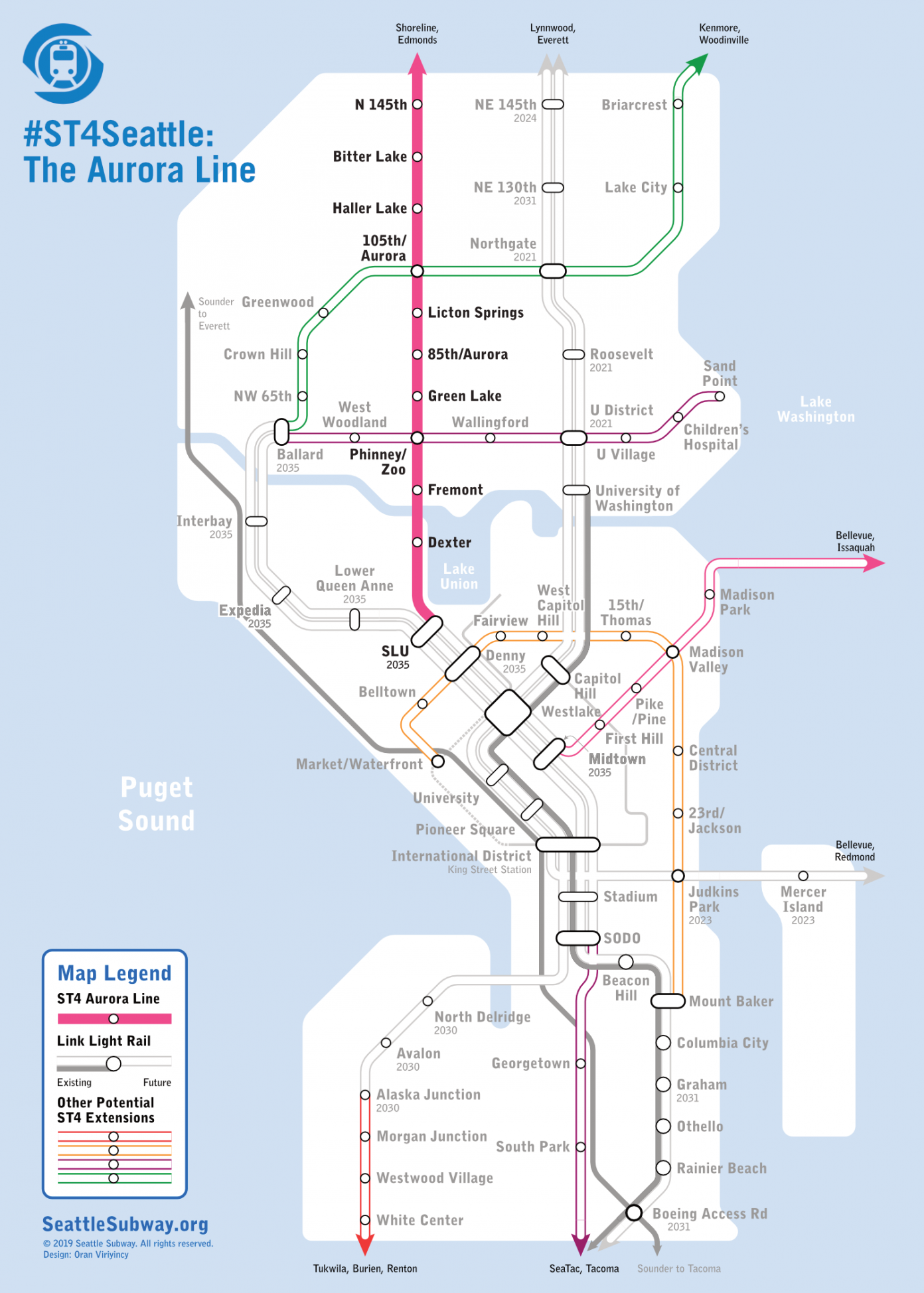 Plan for ST4’s Future By Preparing for Light Rail on SR 99 - The Urbanist