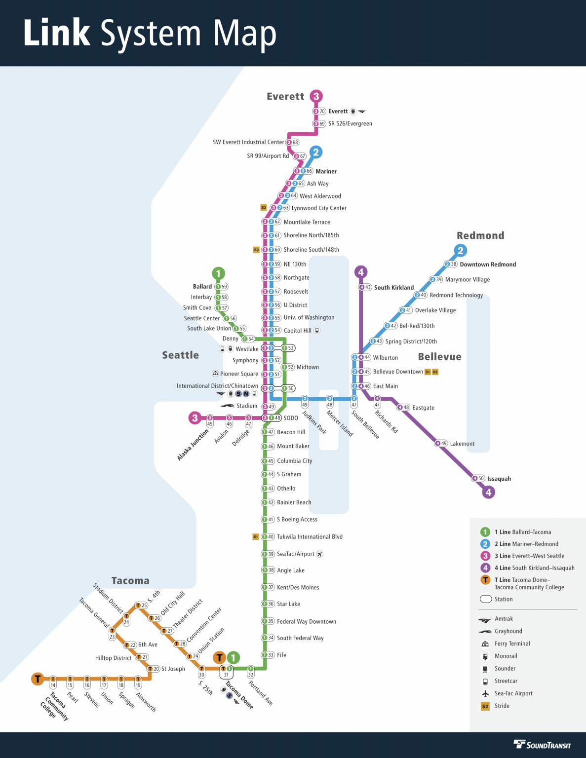 Sound Transit Tests Future Link Wayfinding Sign And System Map Concepts ...