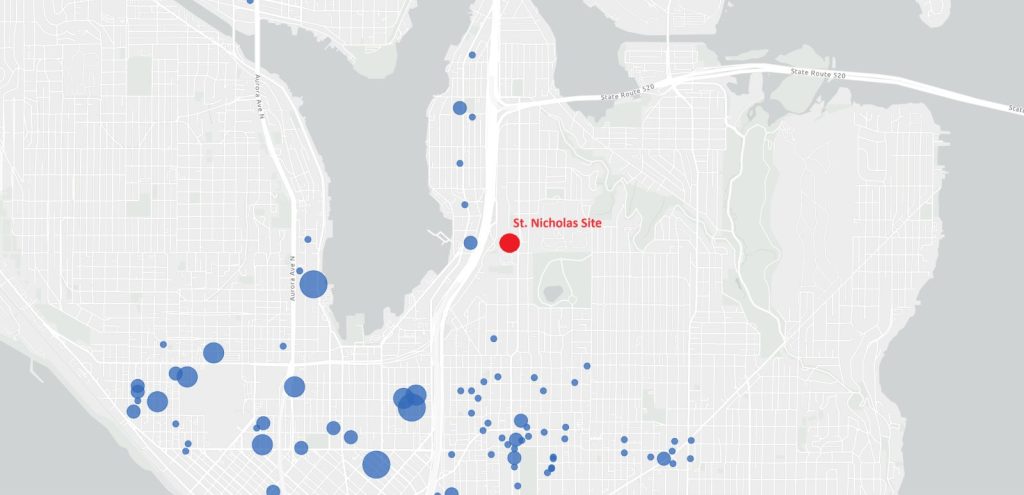 The core of downtown and Capitol Hill have far more affordable housing than North Capitol Hill.